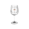 Picture of Custom Text Wine Glass.