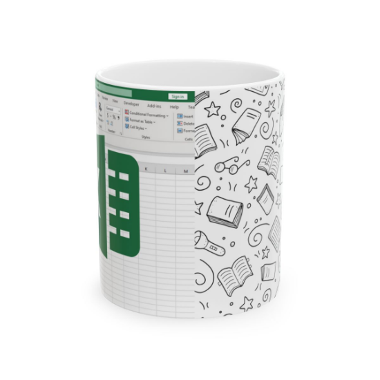 Picture of Excel Work Ceramic Mug.