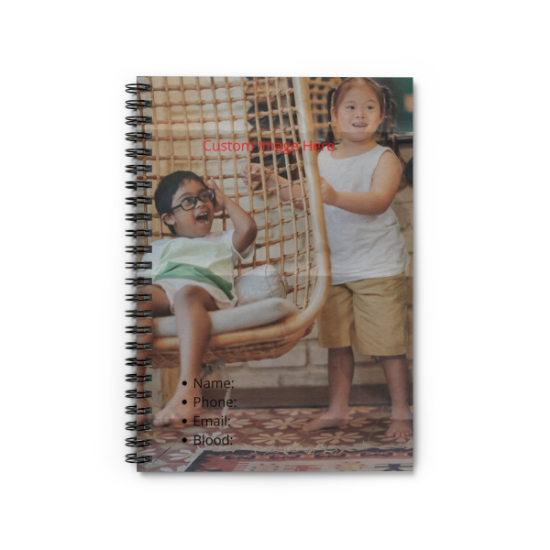 Picture of Custom Image Spiral Notebook - Ruled Line.