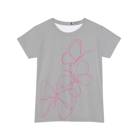 Picture of Butterfly Flies T-shirt.