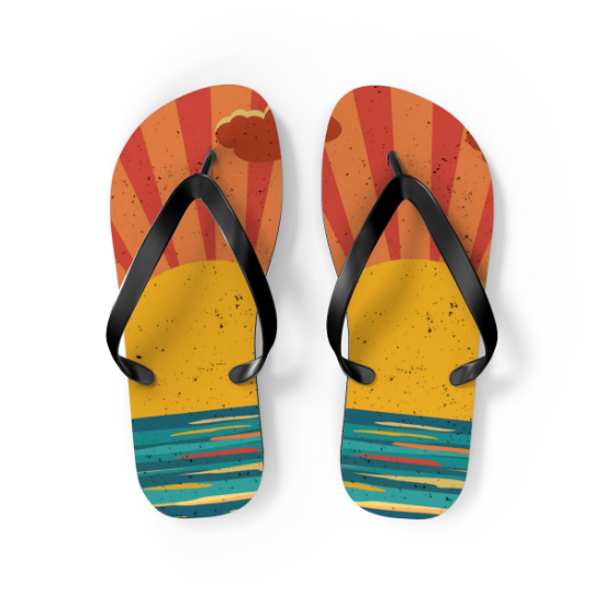 Picture of Sunset Beach Flip Flops.