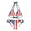 Picture of American Flag Strappy Bikini.