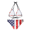 Picture of American Flag Strappy Bikini.