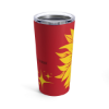 Picture of Custom Text Sunflower Tumbler.