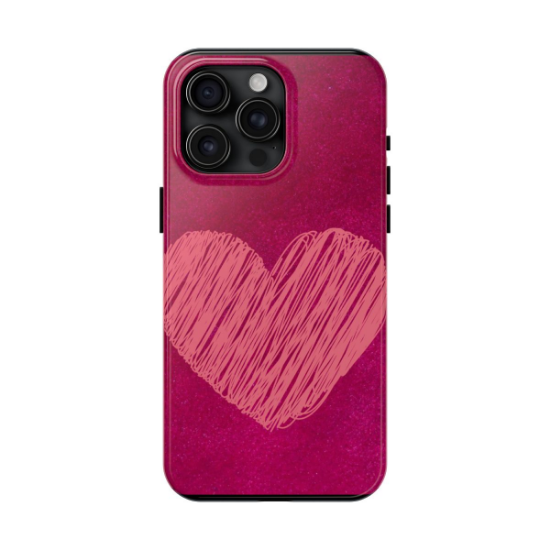 Picture of Heart Phone Cases.