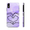 Picture of Heart Hand Phone Cases.