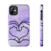 Picture of Heart Hand Phone Cases.