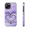 Picture of Heart Hand Phone Cases.