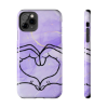 Picture of Heart Hand Phone Cases.