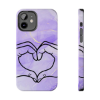 Picture of Heart Hand Phone Cases.