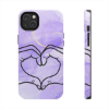 Picture of Heart Hand Phone Cases.