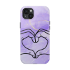 Picture of Heart Hand Phone Cases.