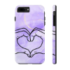 Picture of Heart Hand Phone Cases.