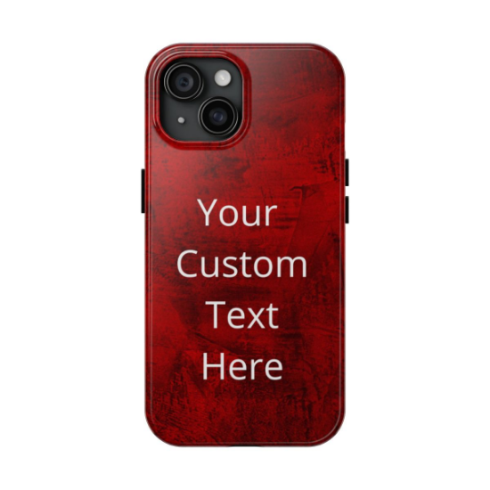 Picture of Custom Text Phone Cases.