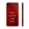 Picture of Custom Text Phone Cases.