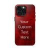 Picture of Custom Text Phone Cases.