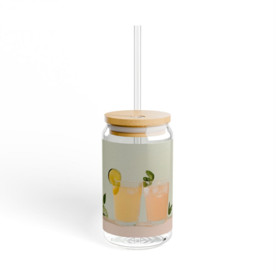 Picture of Tropical Drink Sipper Glass.