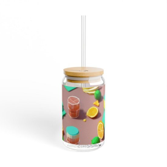 Picture of Fresh Fruit Drink Sipper Glass.