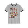 Picture of Custom Picture Family Unisex Cotton Ringer T-Shirt.