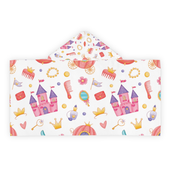 Picture of Princess Youth Hooded Towel.