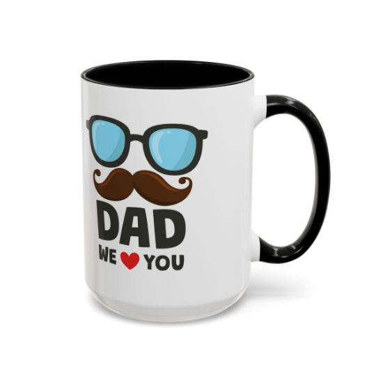 Picture of We love Dad Coffee Mug.