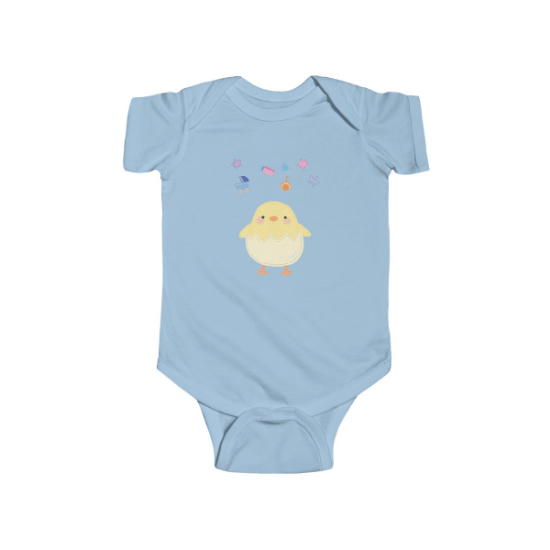 Picture of Chicken Little Infant Fine Jersey Bodysuit.