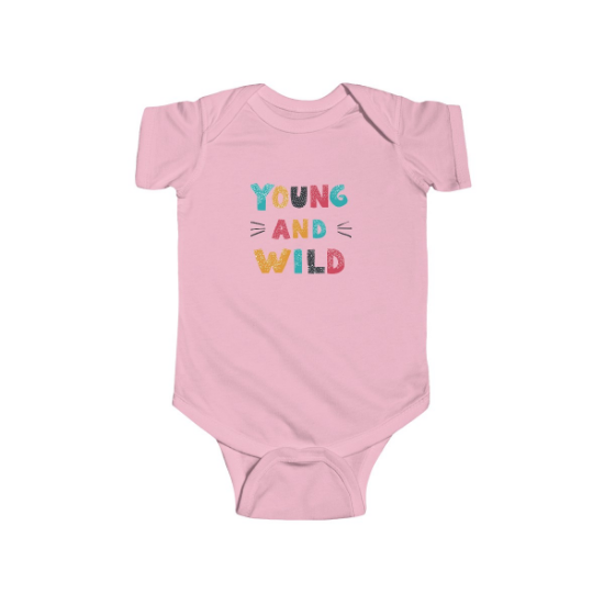 Picture of Wild Baby Infant Fine Jersey Bodysuit.