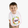 Picture of Custom Text Baby Contrast Trim Jersey Bib.