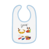 Picture of Gourmet Baby Contrast Trim Jersey Bib.