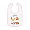 Picture of Gourmet Baby Contrast Trim Jersey Bib.