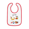 Picture of Gourmet Baby Contrast Trim Jersey Bib.