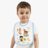 Picture of Happy Food Baby Contrast Trim Jersey Bib.