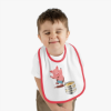 Picture of Dirty Baby Contrast Trim Jersey Bib.