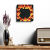 Picture of Fire Hour Acrylic Wall Clock.