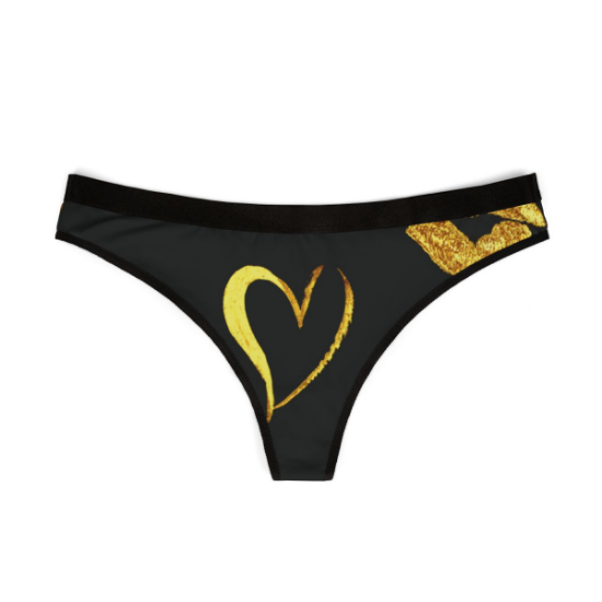 Picture of Heart Women's Thongs (AOP)