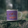 Picture of Custom Text Enamel Camping Mug.