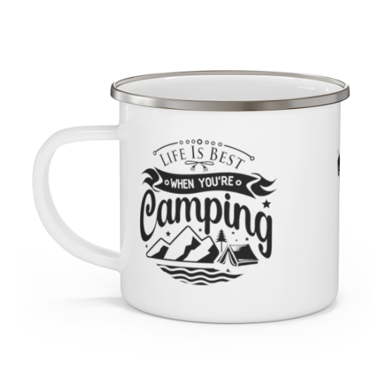 Picture of Better Camping Enamel Camping Mug.