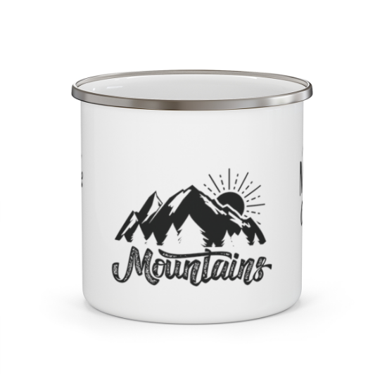 Picture of Called Mountain Enamel Camping Mug.