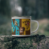 Picture of Animal Camp Enamel Camping Mug.