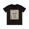 Picture of Old Skull Men's Fitted V-Neck Short Sleeve Tee.