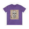 Picture of Old Skull Men's Fitted V-Neck Short Sleeve Tee.