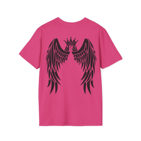 Picture of Black Wings Unisex Softstyle T-Shirt.