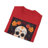 Picture of Skull Flower Unisex Softstyle T-Shirt.