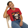 Picture of Skull Flower Unisex Softstyle T-Shirt.