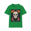 Picture of Skull Flower Unisex Softstyle T-Shirt.