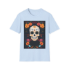 Picture of Skull Flower Unisex Softstyle T-Shirt.