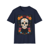 Picture of Skull Flower Unisex Softstyle T-Shirt.