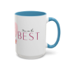 Picture of Best Mom Accent Coffee Mug (15oz).