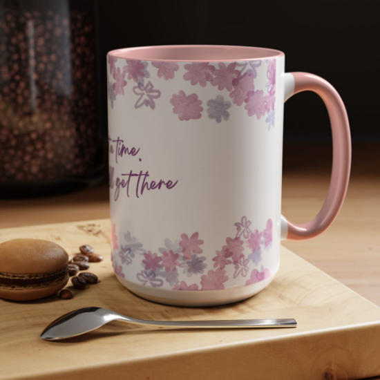 Picture of Step by Step Accent Coffee Mug (15oz).