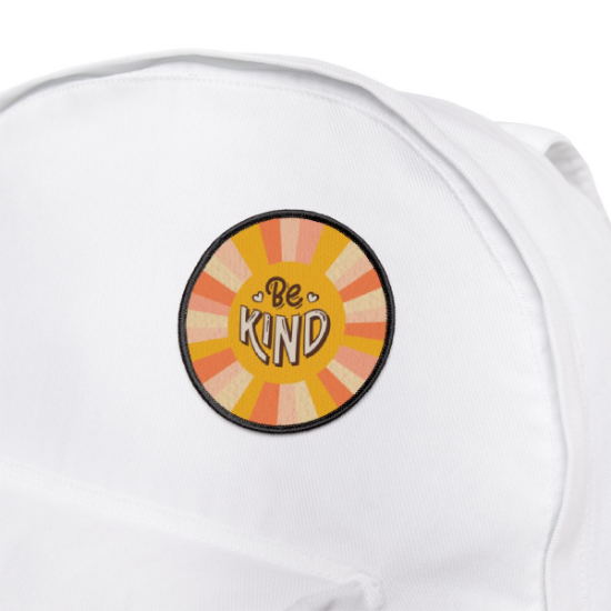 Picture of Be Kind Iron-On Patches.